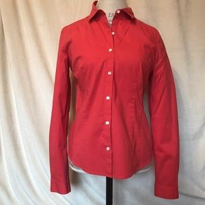 Halogen Button Down Fitted Blouse