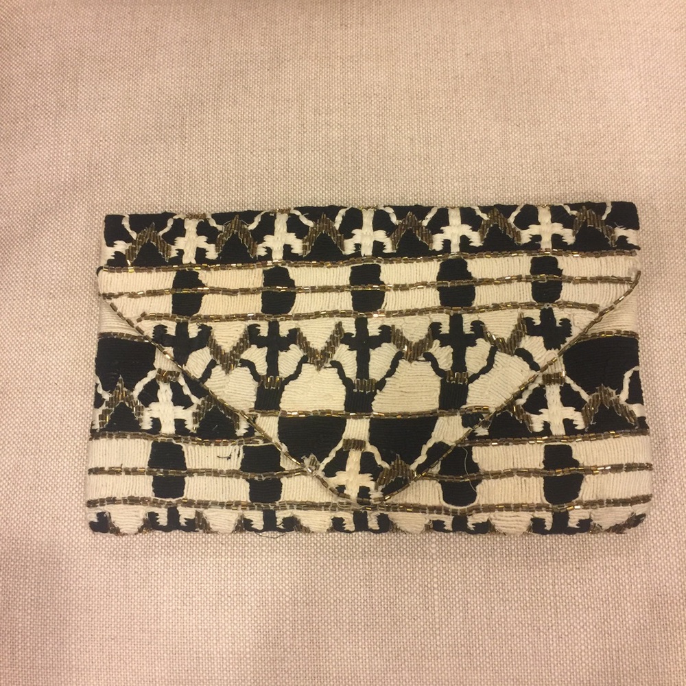 Zara sequin clutch