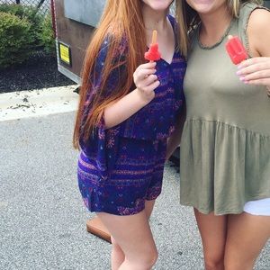 super cute floral romper