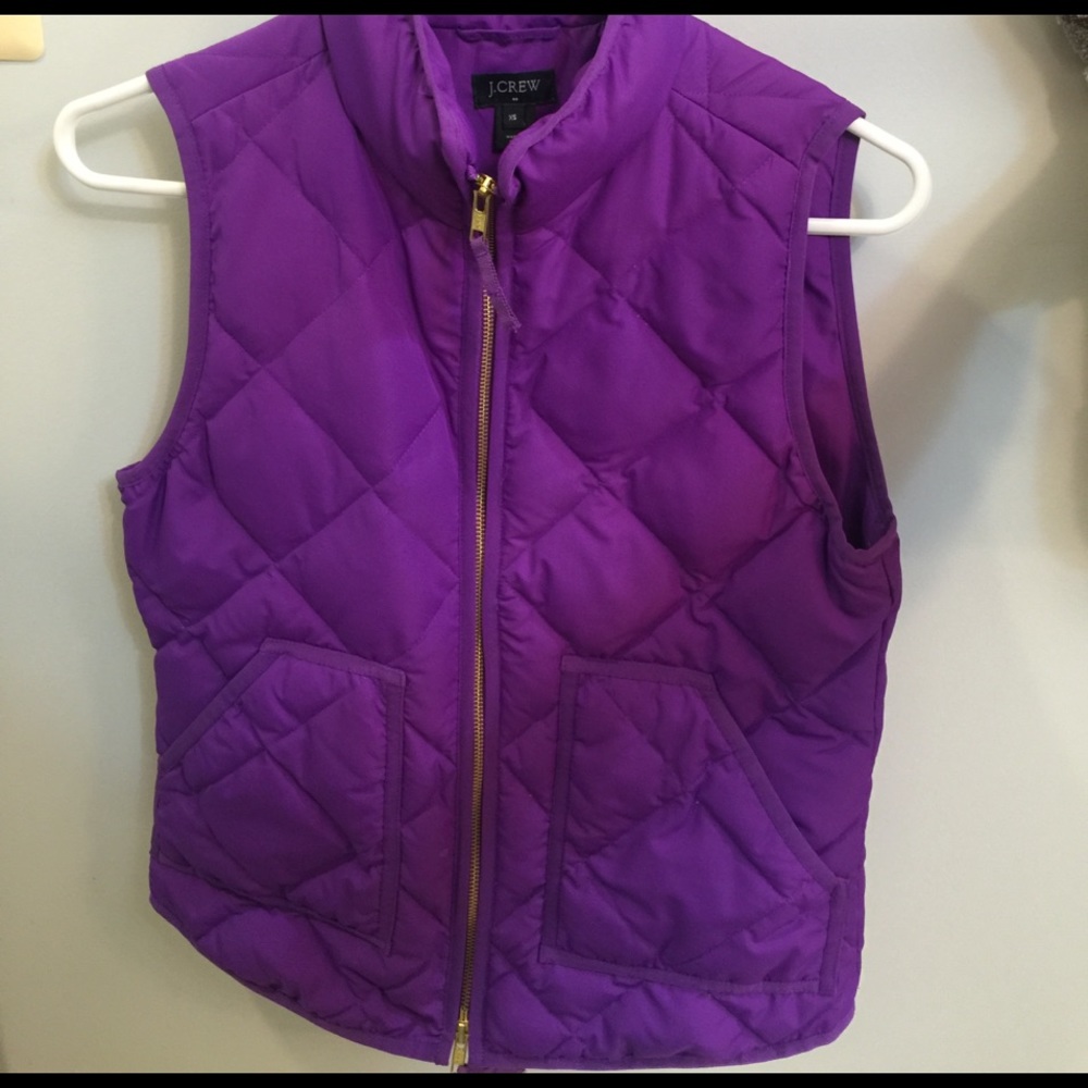 J. Crew quilted puffer vest!