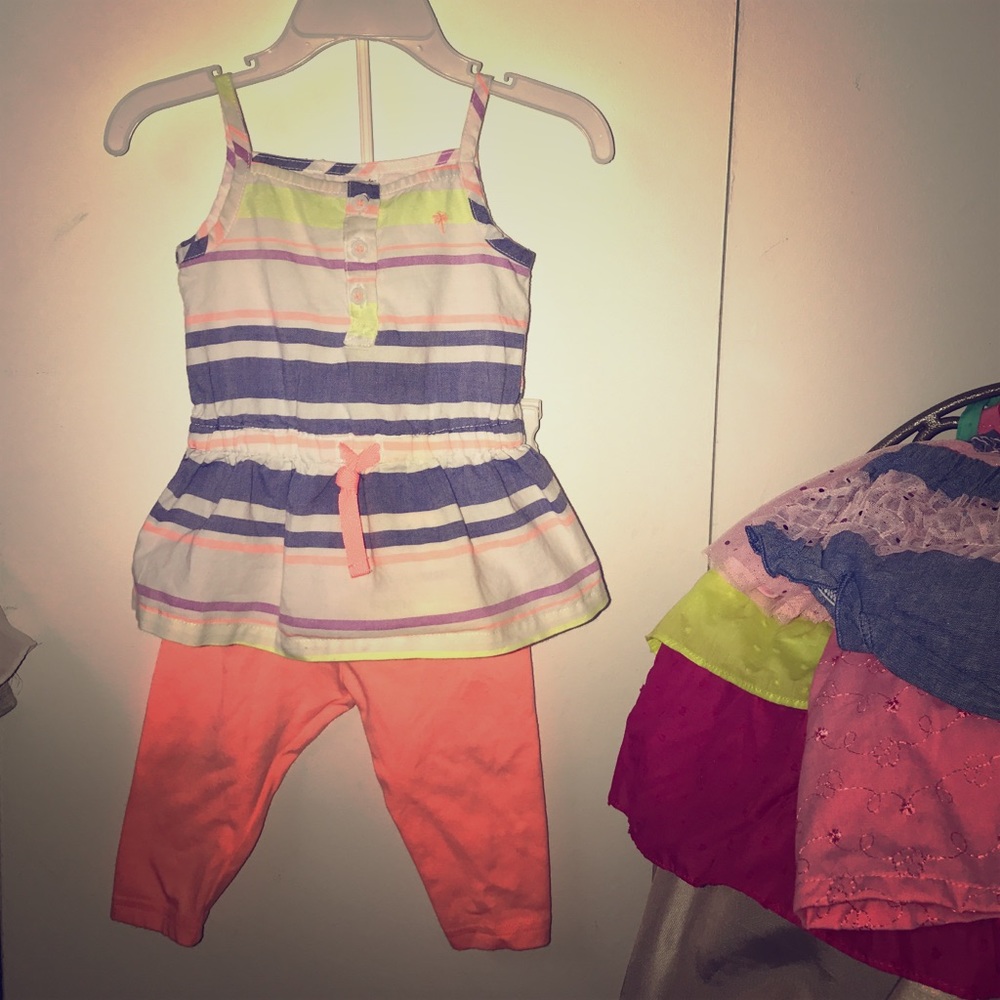 Carters tunic and legging outfit