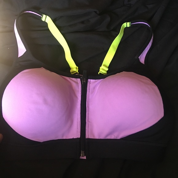 Zip up sport bra - Picture 1 of 3