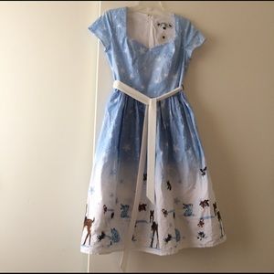 Hell Bunny Vixen Snow White dress snowy friends