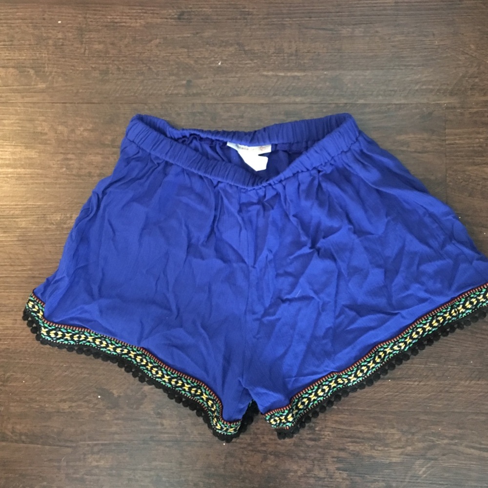 Royal Blue Banana Lemon shorts