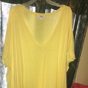 Yellow short sleeve piko shirt