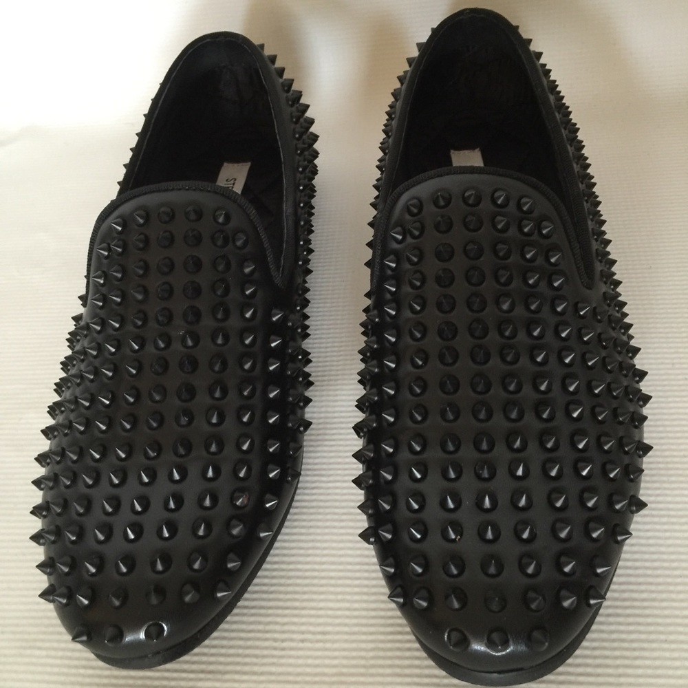 Steve Madden stud loafers