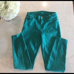 7 for all mankind green jeans