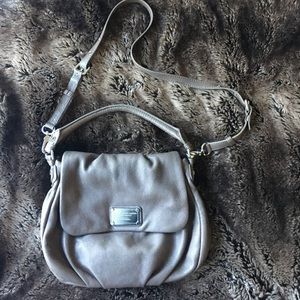 Marc Jacobs gray hobo bag