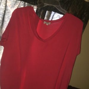 Hot pink short sleeve piko shirt