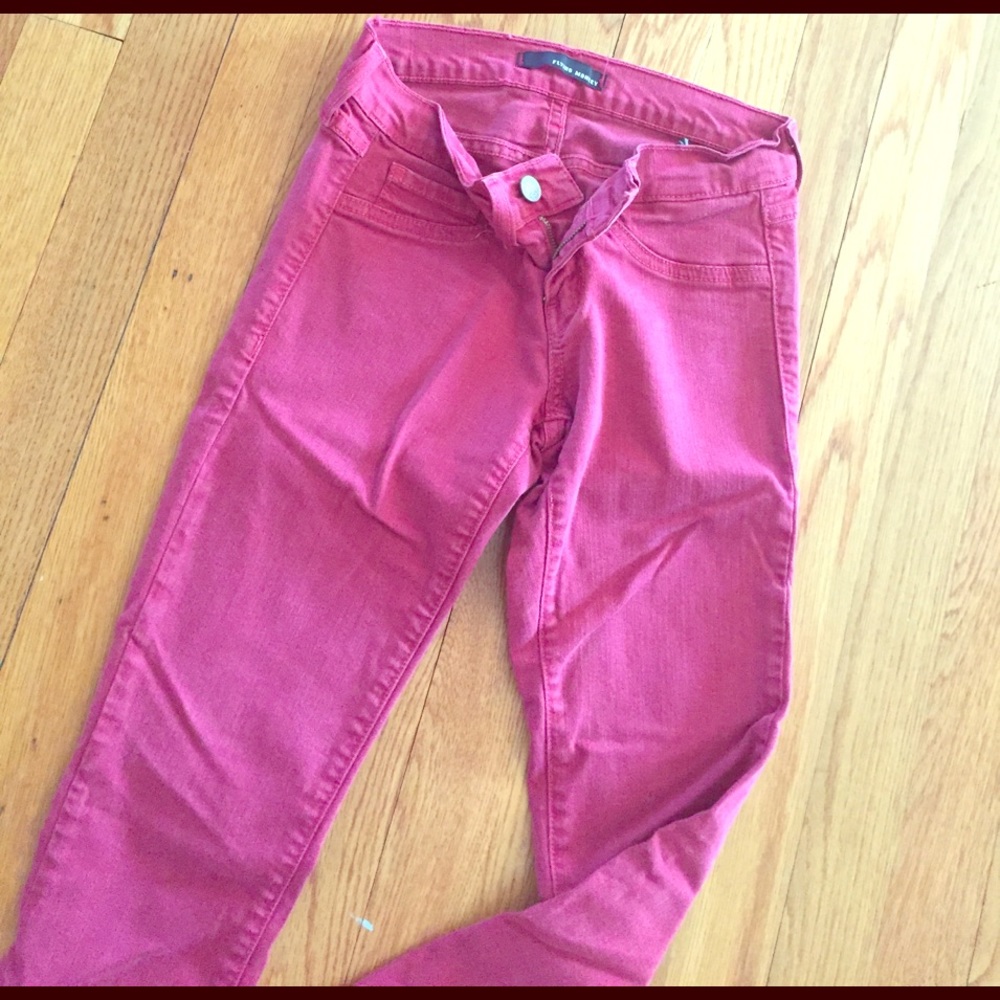 Red Skinny jeans