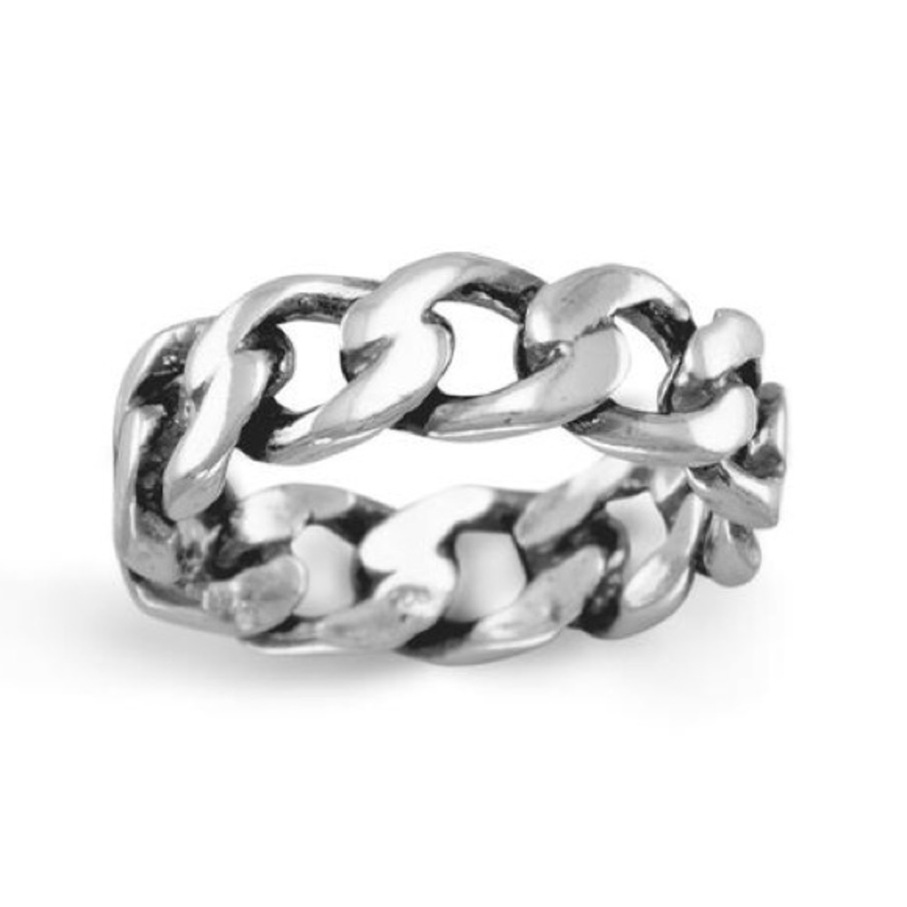 Curb Link Ring