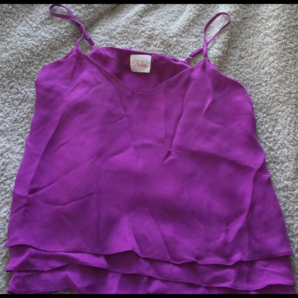 Parker silk camisole top