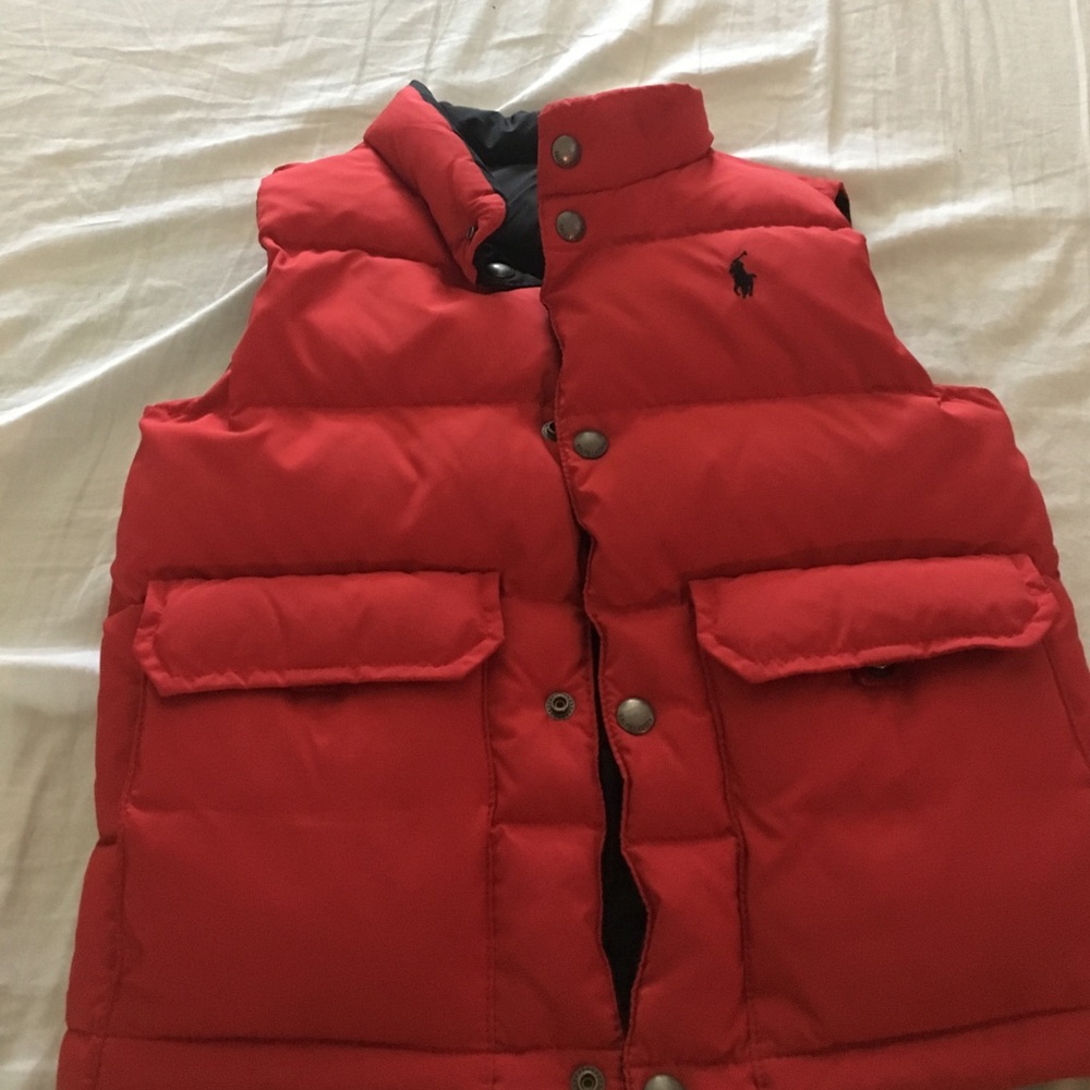 Boys reversible Ralph Lauren puffer vest