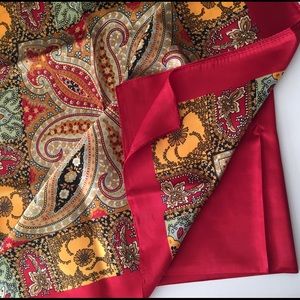 Brand New 100% Silk Hand Printing Scarf