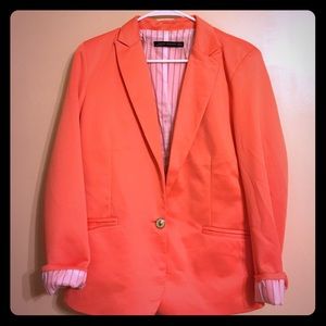 Orange blazer