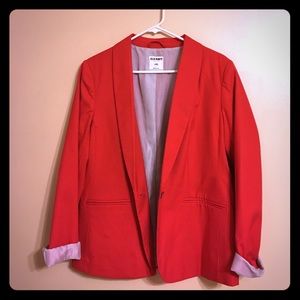 Red old navy blazer