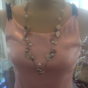 Pink Dress Top by "INC." Style- Vintage Glamour