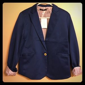 Blue blazer by Zara