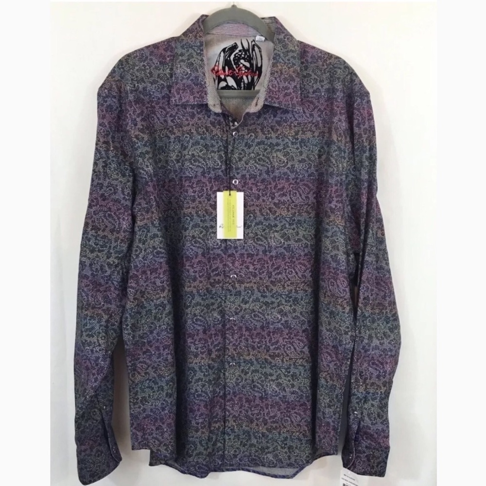 New ROBERT GRAHAM Classic Fit LOCH NESS Shirt 0635 - Picture 3 of 6
