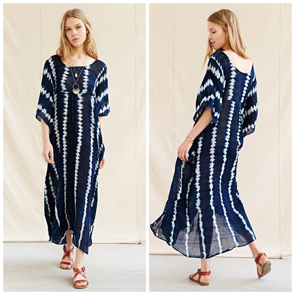 Urban Outfitters Proud Mary Caftan Maxi Dress new - Picture 2 of 4