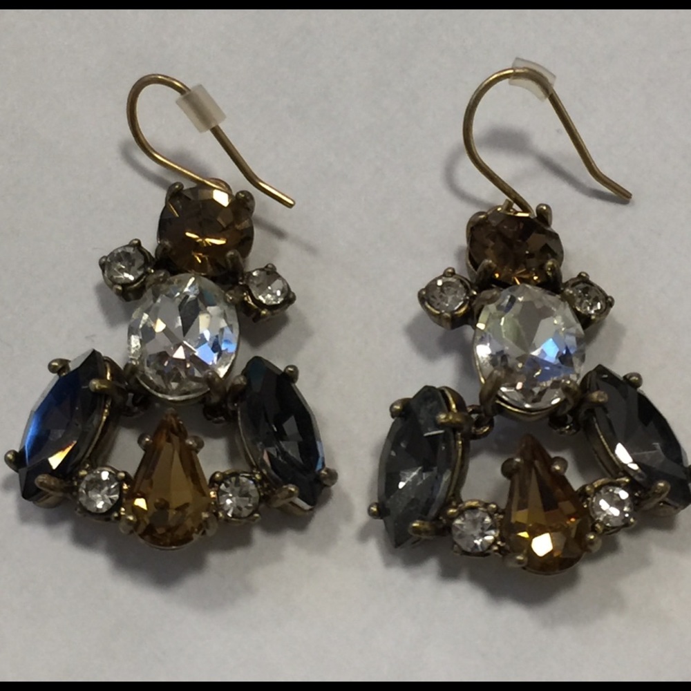 J Crew Jeweled Earrings