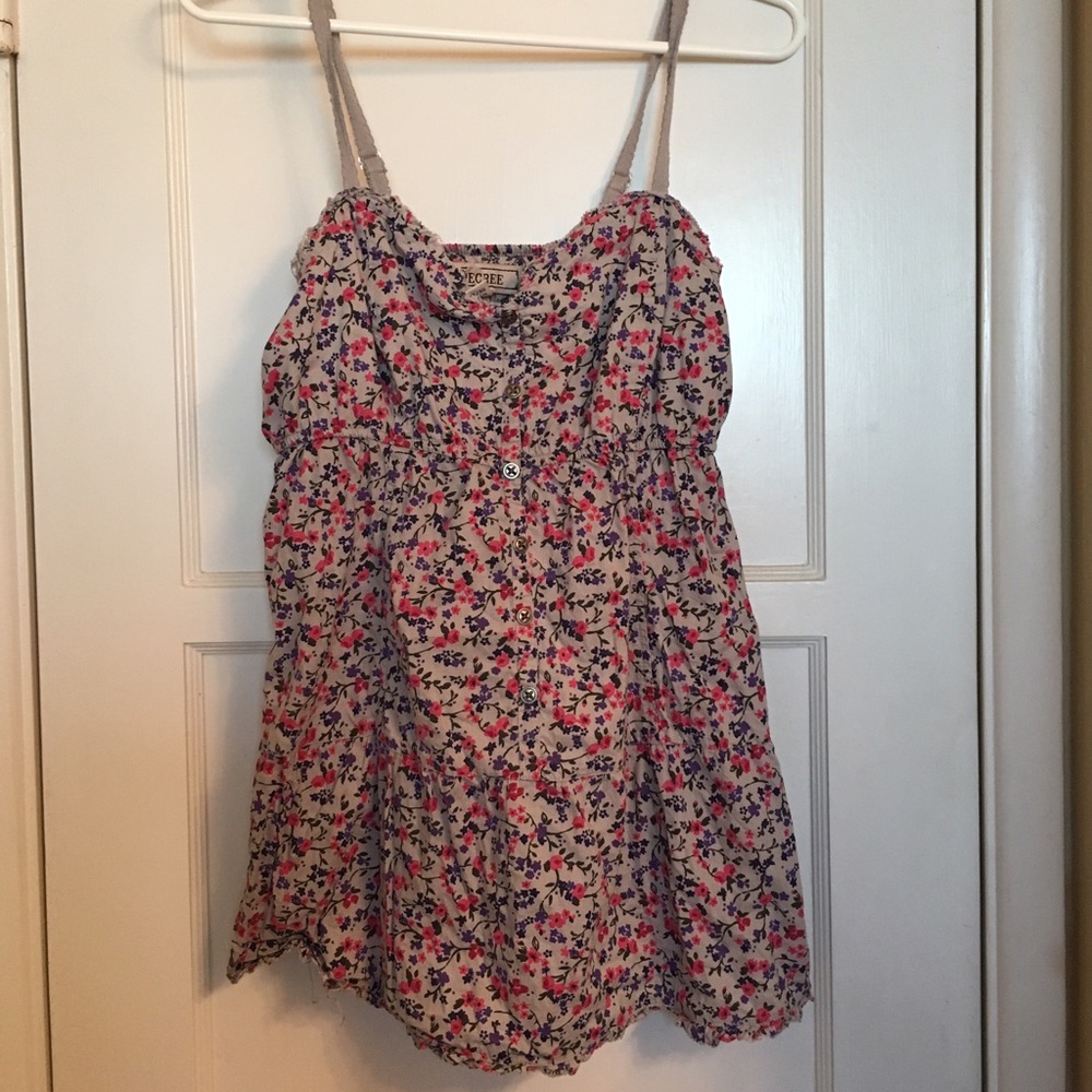 Decree Floral tank top