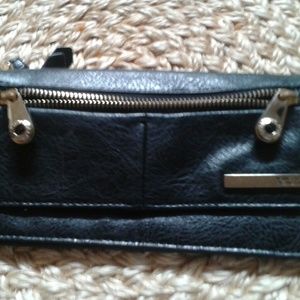 Kenneth Cole Black Wallet Wristlet