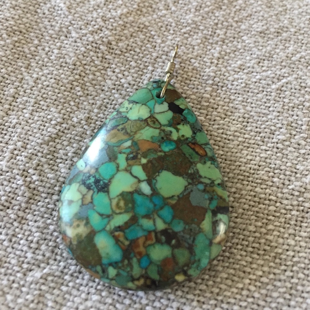 Necklace turquoise stone