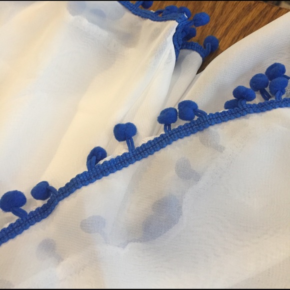 🆕 Beach Cover up pareo sarong fringe 👣 last one - Picture 5 of 8