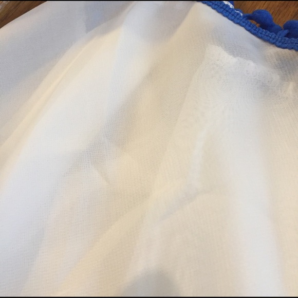 🆕 Beach Cover up pareo sarong fringe 👣 last one - Picture 6 of 8