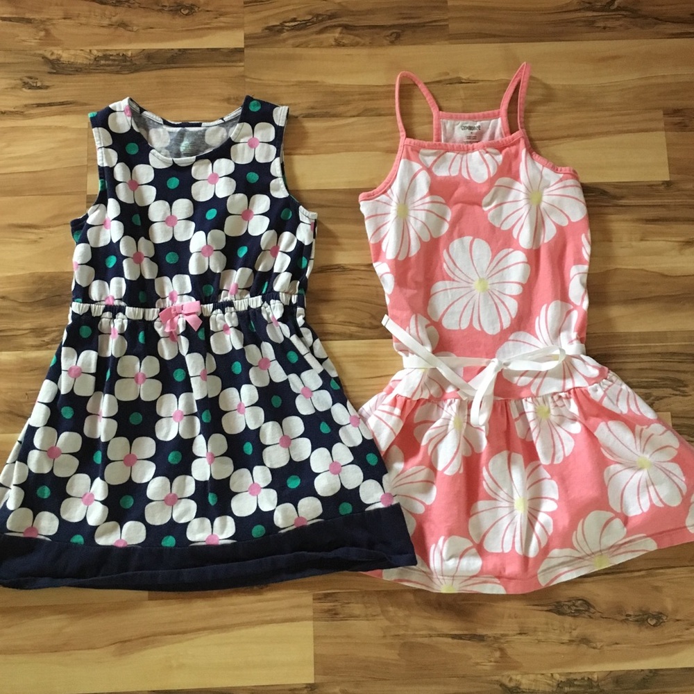 Set of 2 Girls Size 7 Gymboree cotton dresses