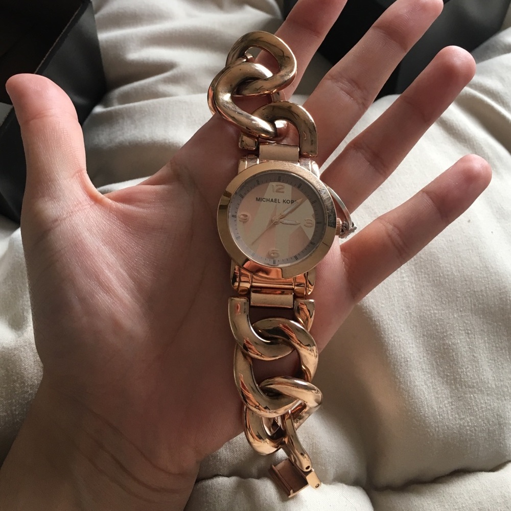 Michael Kors gold watch OFFERS WELCOME