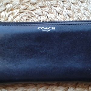 Coach Black Leather Wallet