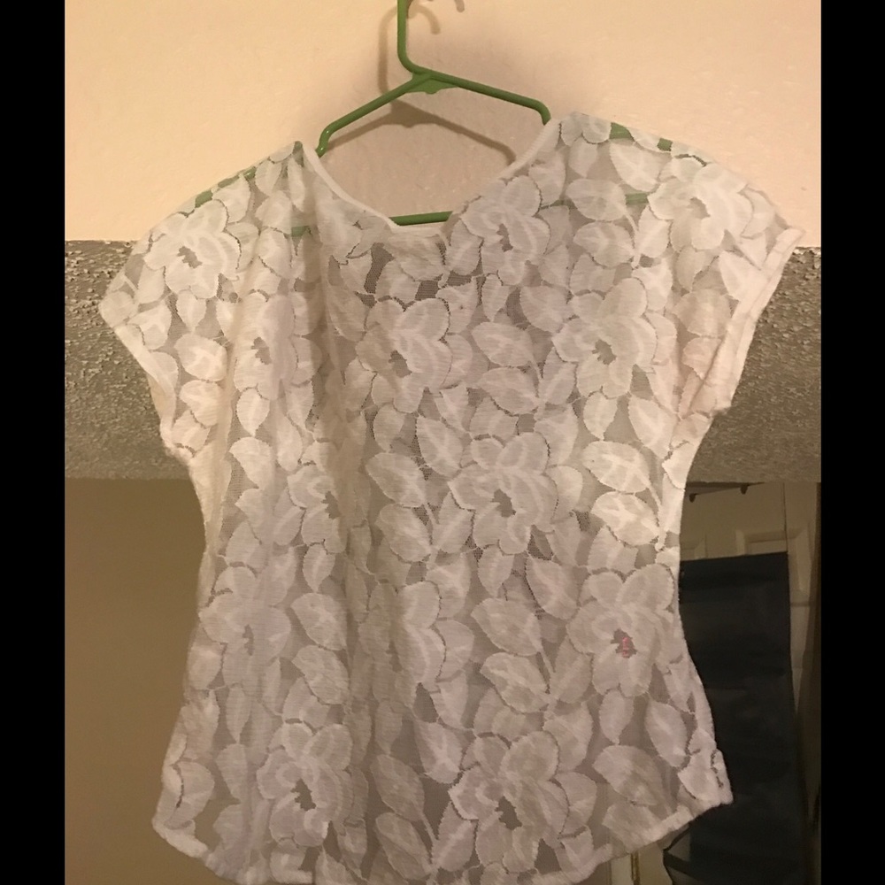 Flower Lace Tee - Picture 2 of 3