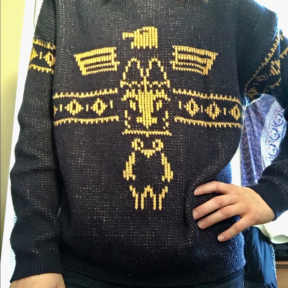 Levi Strauss Crewneck Eagle Sweater