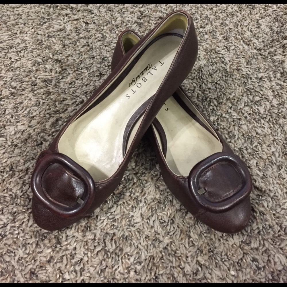 Brown flats from Talbots