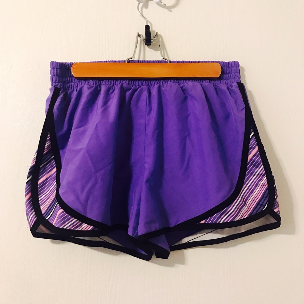 Purple Athletic Shorts.