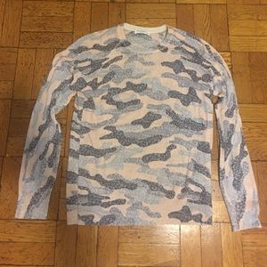 Equipment Sloan's Lace Camo Print Sweater