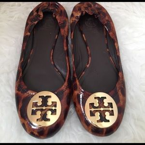 Tory Burch Reva Flats *Leopard Print Sz 7m