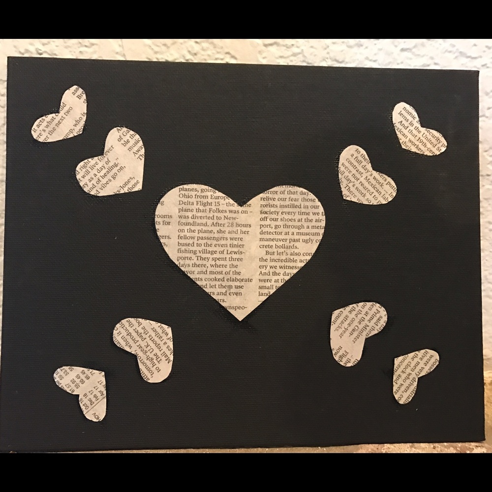 Love canvas 8x10 flat canvas