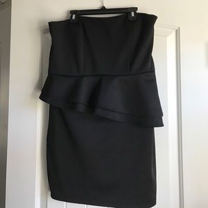 Black Peplum Dress
