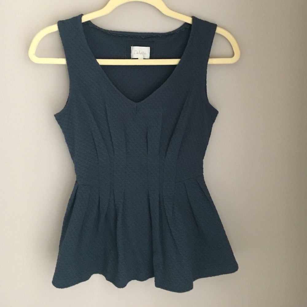 Deletta peplum top