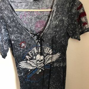 Affliction Reversible Shirt