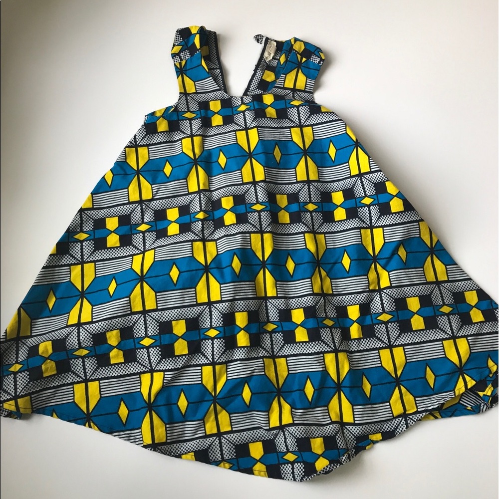 Bapribap African Ankara Wax Print Dress