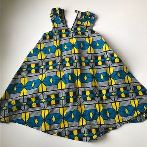 Bapribap African Ankara Wax Print Dress