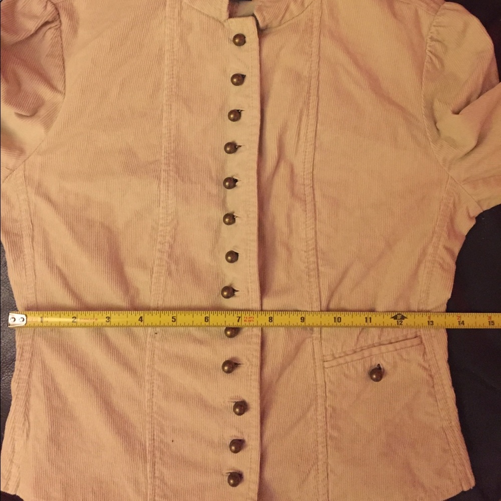 ❌DONATED❌GAP corduroy crop jacket military buttons - Picture 6 of 7