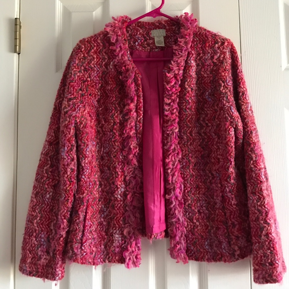 Sigrid Olsen Petite Tweed Blazer