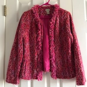 Sigrid Olsen Petite Tweed Blazer