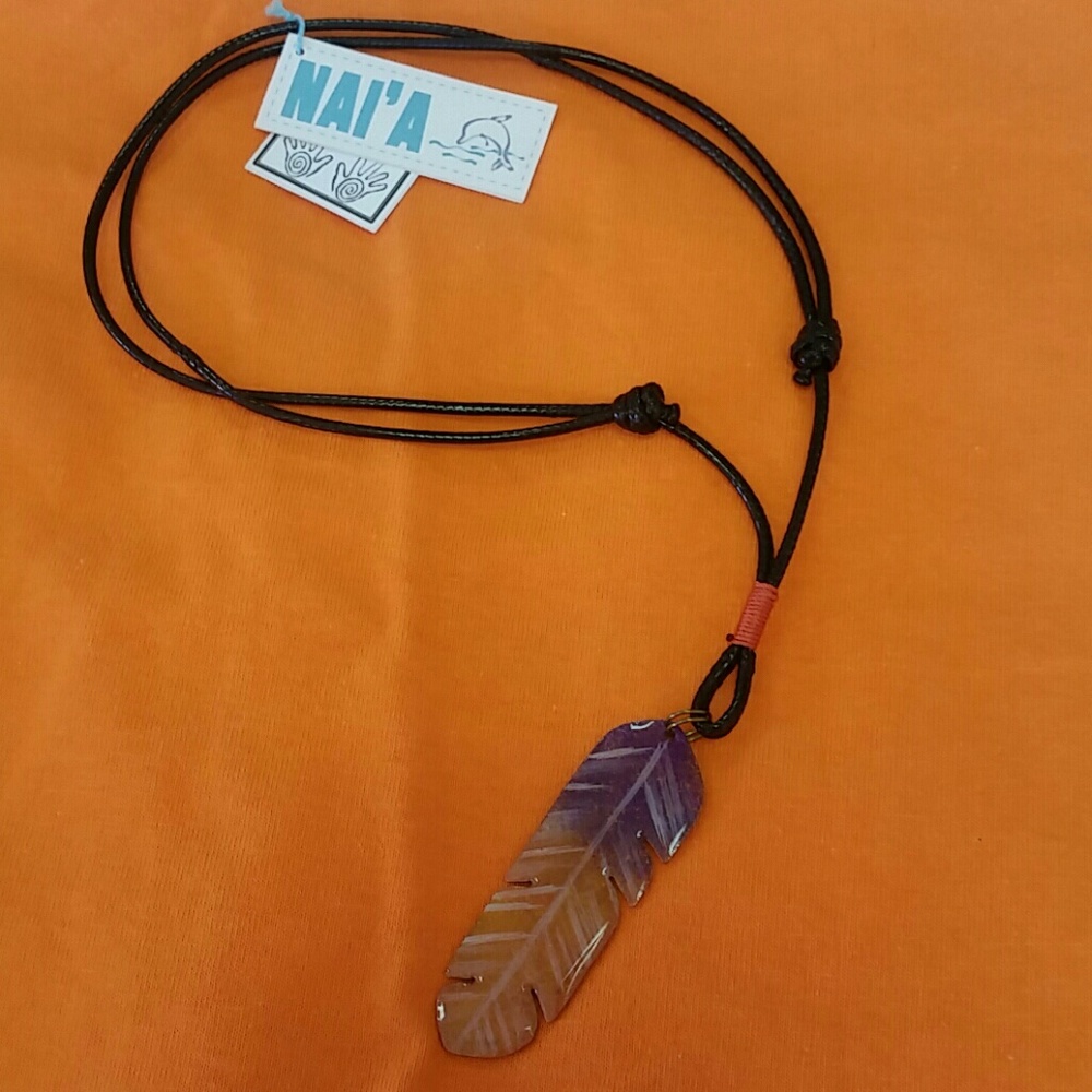 Hand made collar.