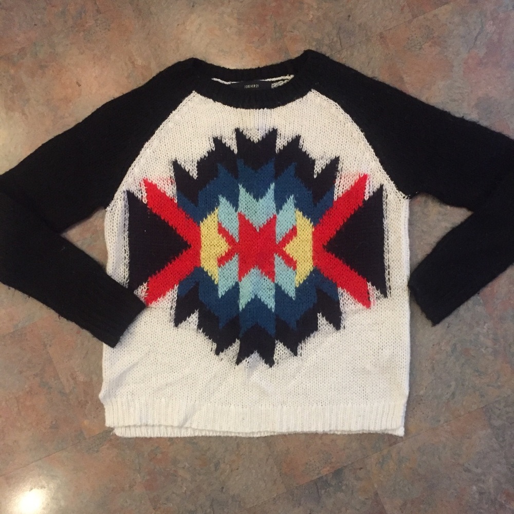 Geometric Design Sweater